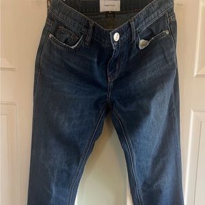 Current Elliot frayed flair jeans